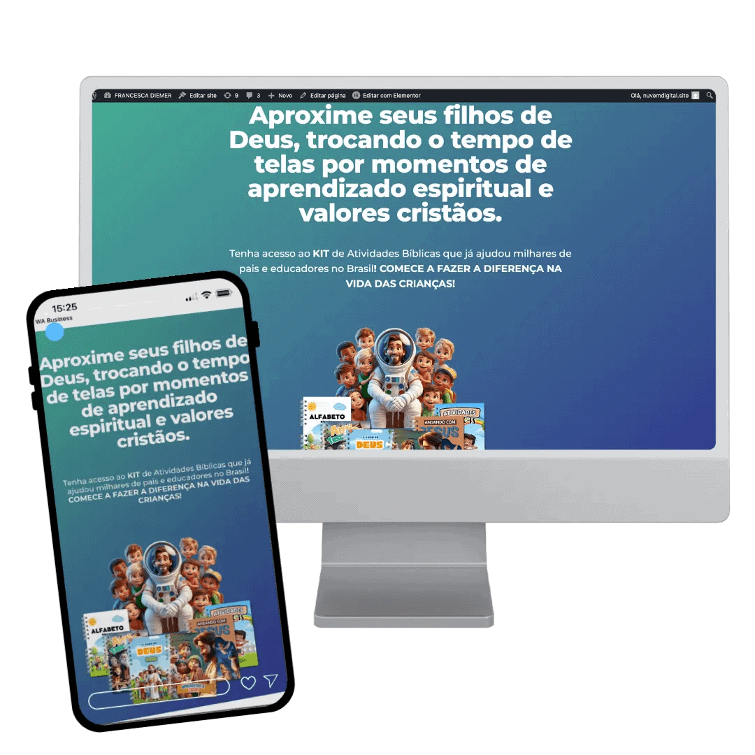 Página de vendas pronta para converter