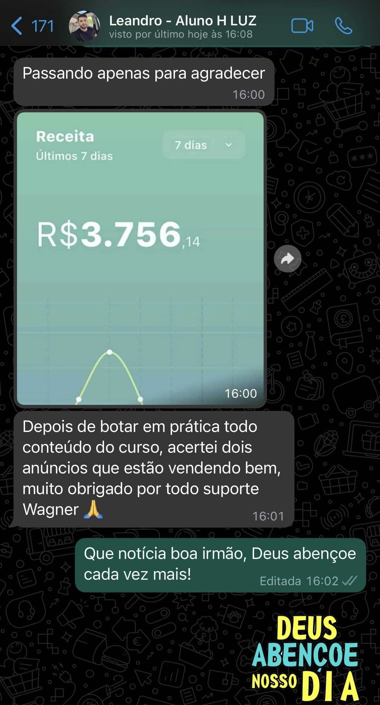 Print de resultado de aluno