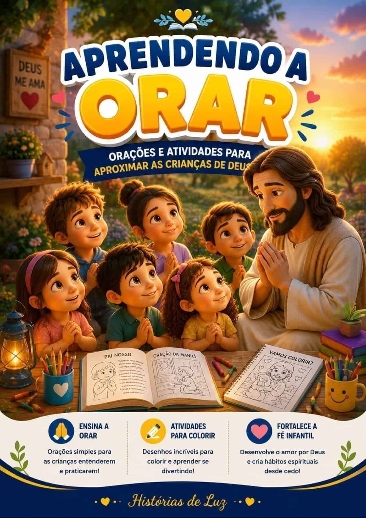 Atividade bíblica do kit Histórias de Luz